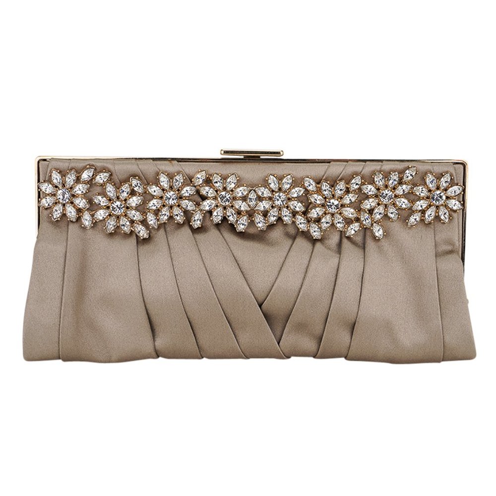 Valentino Satin / Diamantes Clutch / Shoulder Bag